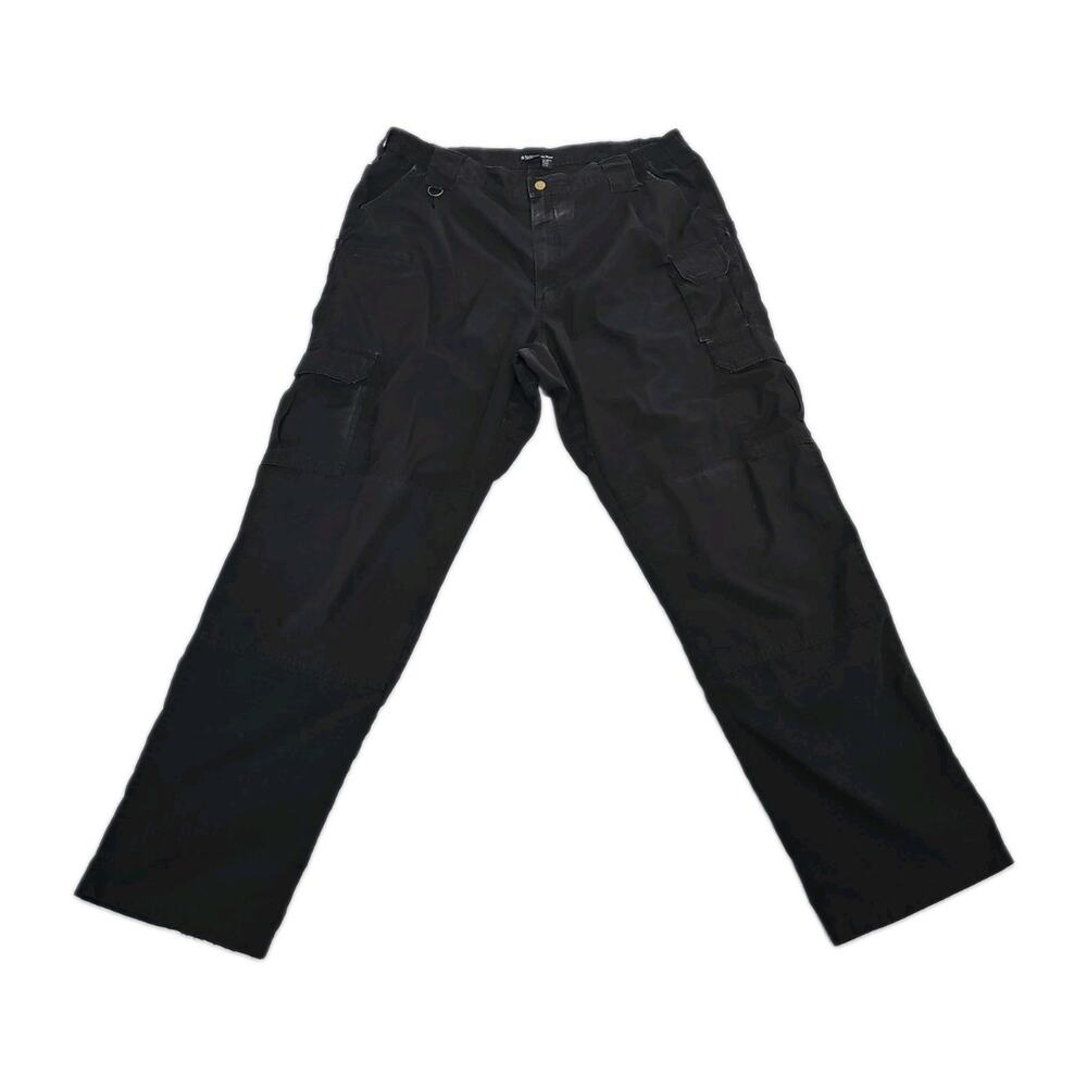 511 Tactical Pants Mens 40/32 Cargo Straight Black Polyester Blend Army Hunting